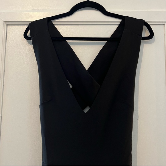 Women's Halter Neck One Piece Flared Jumpsuit Wide Leg - Picture 2 of 7